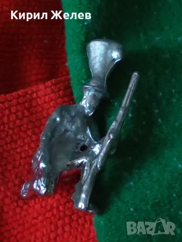 Стара ОЛОВНА ФИГУРКА ДЕТСКА ИГРАЧКА ОЛОВЕН ВОЙНИК РЪЧНО ОЦВЕТЕН За КОЛЕКЦИЯ ПОДАРЪК ВОЙНИЧЕ 40828, снимка 12 - Колекции - 46961430