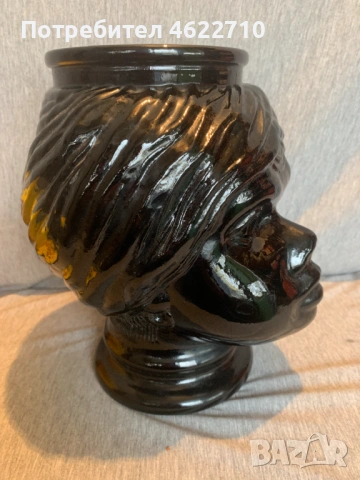  ваза във формата на глава , снимка 2 - Антикварни и старинни предмети - 54018338