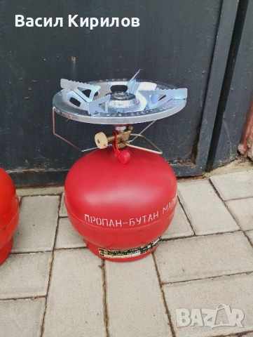 Газова бутилка 5 литра с котлон и печка , снимка 4 - Печки, фурни - 52493019
