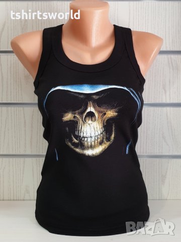 Нов дамски потник с дигитален печат Череп