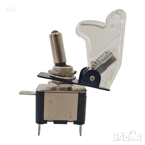 Копче ON-OFF с диод, бяло