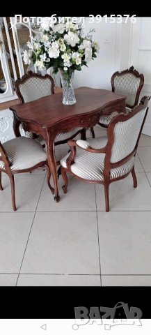 Автентичен бароков комплект, снимка 1 - Дивани и мека мебел - 44159619