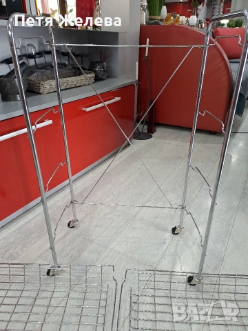 Сгъваем метален стелаж на колела , снимка 12 - Други стоки за дома - 53321509
