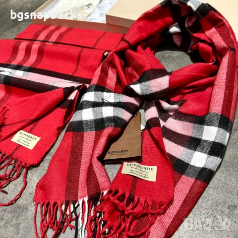 Burberry шал Бърберри луксозни маркови шалове markovi shalove lux, снимка 2 - Шалове - 37870187