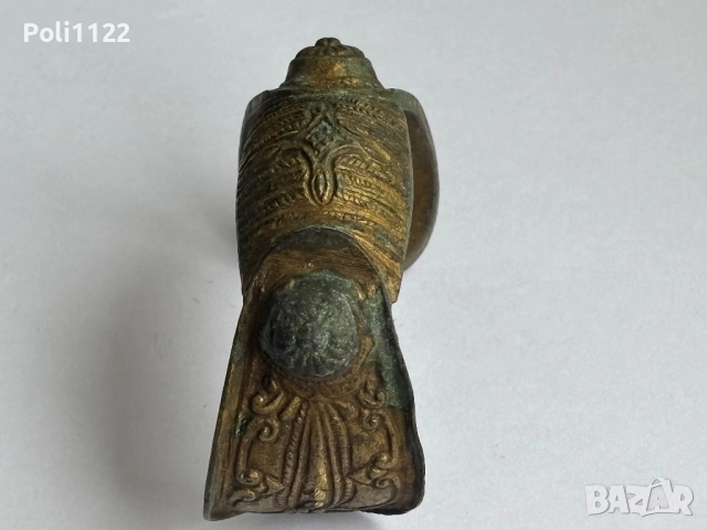 Възрожденска гривна рогатка, снимка 2 - Антикварни и старинни предмети - 51744893