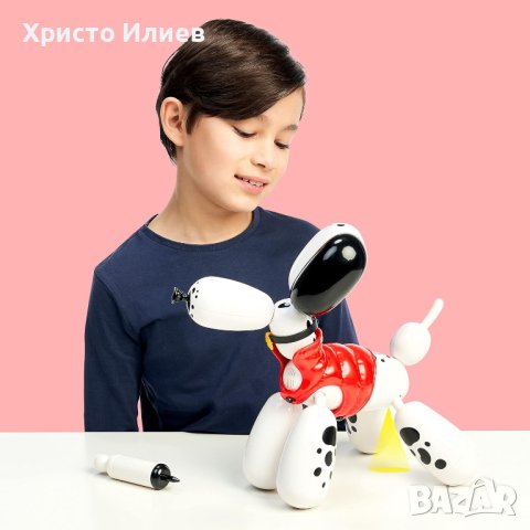 Интерактивно куче балон робот 60 функции звуци движения далматинец, снимка 11 - Електрически играчки - 44259442