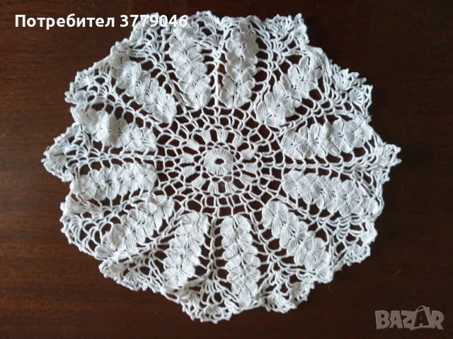 каре плетено на една кука , снимка 3 - Декорация за дома - 49498292