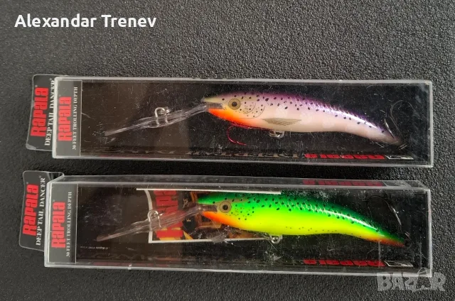 Воблери Rapala TD,TDD,STD, снимка 5 - Екипировка - 55713756