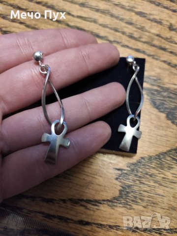 Сребърни обеци Nuove Gioie (60), снимка 5 - Обеци - 39805618