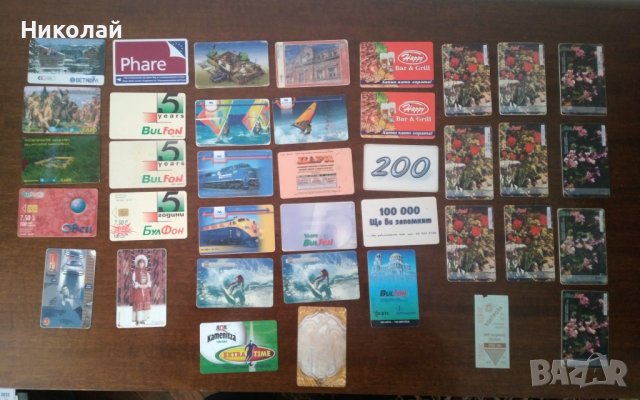 Фонокарти / BulFon / BETKOM / МОБИКОМ, снимка 1