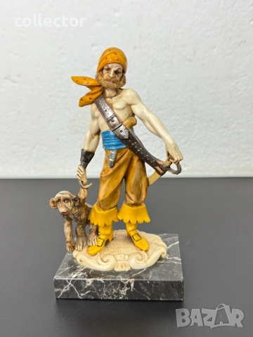 Италианска фигура на пират с маймуна. №8050