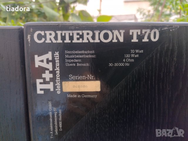 T+A CRITERION Т 70, снимка 8 - Тонколони - 38018143