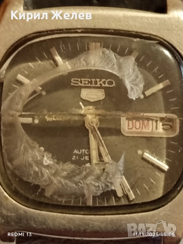 Колекционерски часовник SEIKO 5 AUTOMATIC JAPAN за ЦЕНИТЕЛИ 51421, снимка 4 - Мъжки - 52377306