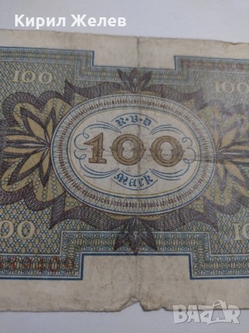 Райх банкнота - Германия - 100 марки / 1920 година - 17960, снимка 8 - Нумизматика и бонистика - 31034800