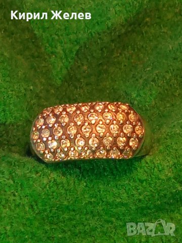 СКЪПОЦЕНЕН БУТИКОВ ЕФЕКТЕН СРЕБЪРЕН ПРЪСТЕН СРЕБРО 925 с МНОГО ЮВЕЛИРНО ФАСЕТИРАНИ ЦИРКОНИ 34605, снимка 18 - Пръстени - 39547546