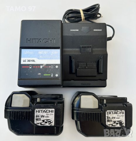 Hitachi DH 25DL - Акумулаторен перфоратор 2x25.2V 3.0Ah, снимка 5 - Други инструменти - 44451489