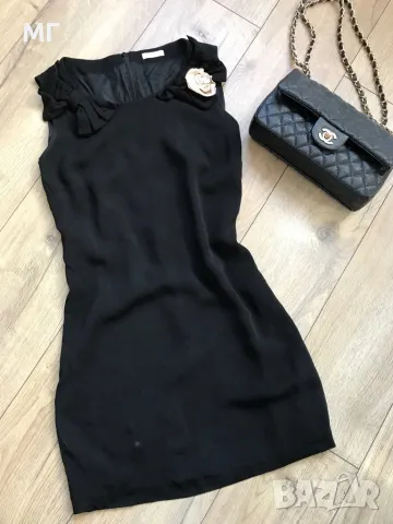 Официална черна рокля S/M р-р, снимка 2 - Рокли - 47972645