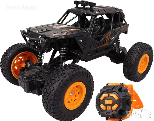 Метална кола джип за офроуд с дистанционно часовник 