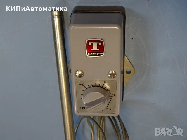 термостат Teddington typ QR/A/106 capillary thermostat -10°C/+10°C, снимка 3 - Резервни части за машини - 55948546