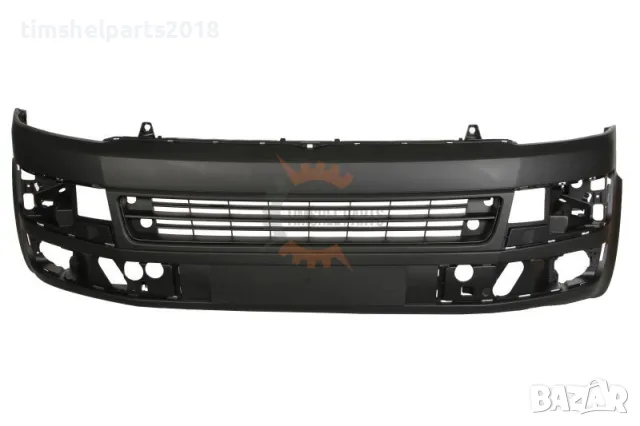 Предна броня черна за VW Transporter T5 2009 -2015 год.