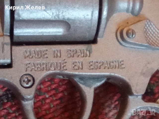 Пистолет играчка револвер стар метален 41266, снимка 4 - Колекции - 42822161