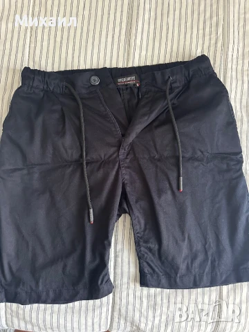 Мъжки платнени къси панталони, марка Megalomans, размер 34 , снимка 4 - Къси панталони - 50780368