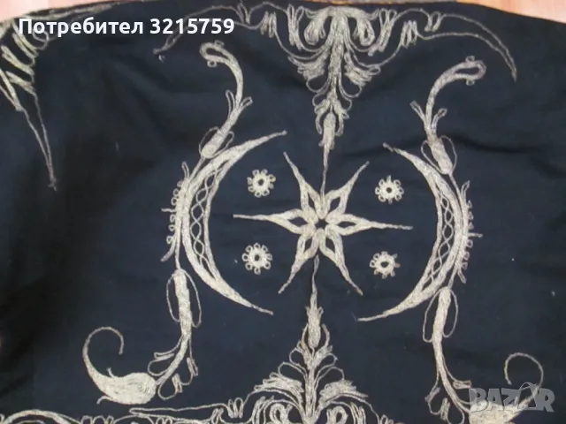 19 век елек за носия златна и сребърна сърма, снимка 8 - Антикварни и старинни предмети - 49828078