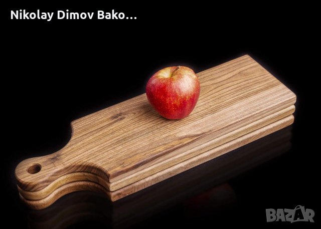 Поднос за сервиране от орех / дъска за сервиране  / голяма дъска от цяло парче, снимка 3 - Прибори за хранене, готвене и сервиране - 30787213