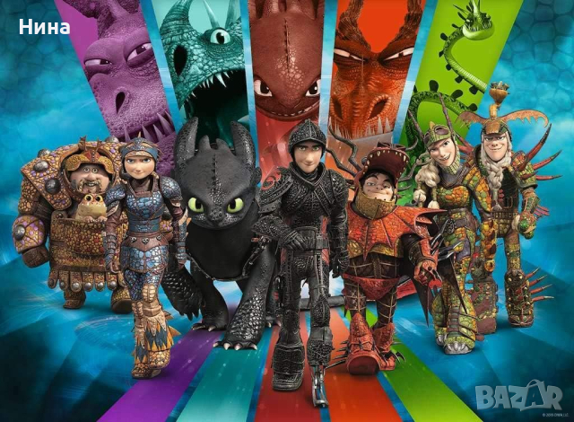 Пъзел Ravensburger "Как да дресировка дракон", снимка 2 - Игри и пъзели - 44681243