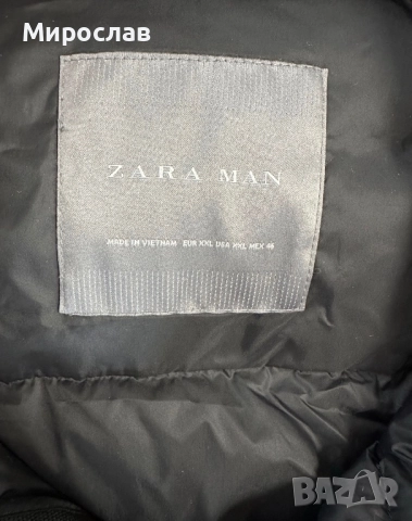 Zara мъжко яке с гъши пух L-XL, снимка 3 - Якета - 51833552