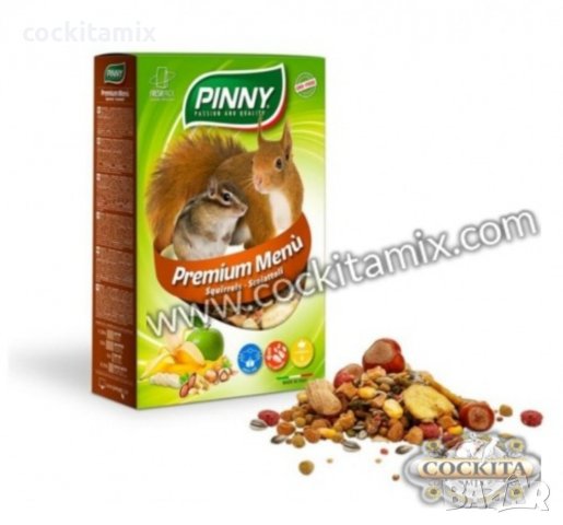 Pinny Premium Menu squirrel - храна за катерици 700гр, снимка 1 - За гризачи - 38130388