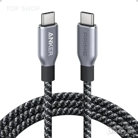 Нов Anker Prime USB-C кабел 240W за iPhone 15, MacBook, iPad, Galaxy