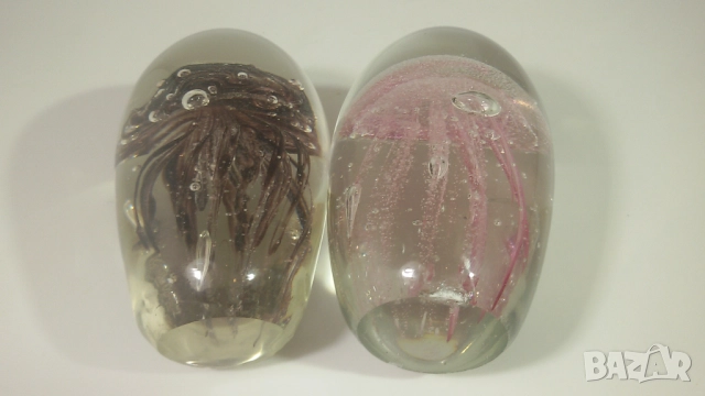 2 медузи от балончета в стъкло (цена за двете заедно), снимка 11 - Декорация за дома - 52058864