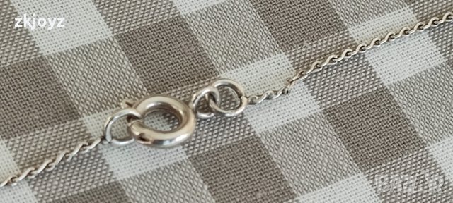 СРЕБЪРНО КОЛИЕ РЪЧНО ГРАВИРАНО 4 гр./ПРОБА 925, снимка 6 - Колиета, медальони, синджири - 44224829