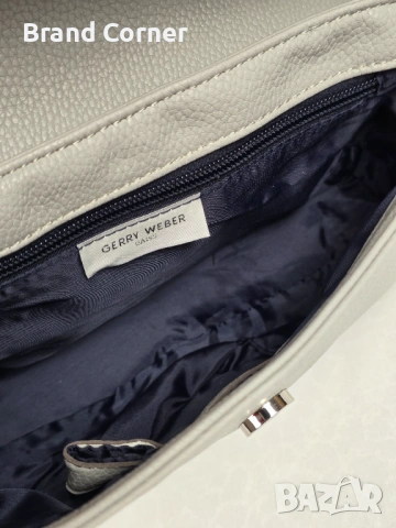 Нова дамска чанта Gerry Weber в светлосив цвят, снимка 5 - Чанти - 54350902
