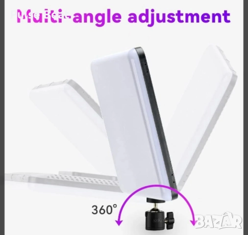 Професионална фотографска LED светлина с дистанционно, снимка 2 - Лед осветление - 52406888