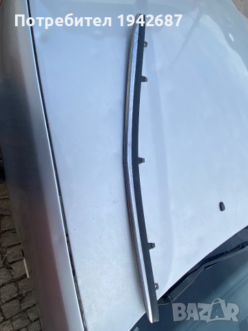 W222 Лайсна никел предна броня долна част