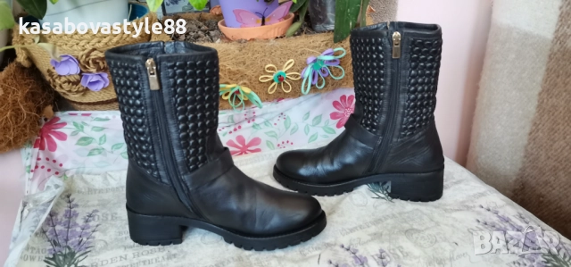 Ботуши Debbie Lavorazione Artigiana  Италия  38н.Естествена кожа , снимка 4 - Дамски ботуши - 52817252