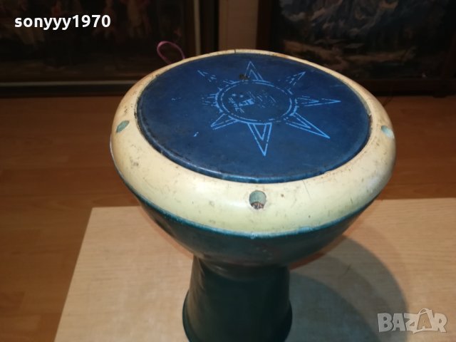 стара тарамбука 32х21см 0409212051, снимка 4 - Ударни инструменти - 34026937