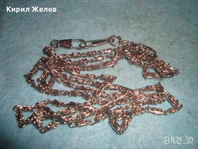 СТОМАНЕНА ВЕРИЖКА за ДАМСКА ЧАНТИЧКА ПОДХОДЯЩА и за КЮСТЕК за ДЖОБЕН ЧАСОВНИК НИКЕЛИРАНА 27068