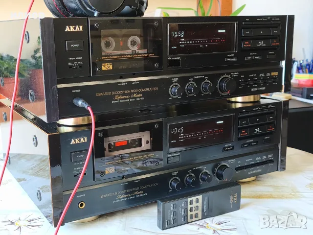 Касетен дек Akai GX-75+Дистанционно , снимка 4 - Декове - 56364005