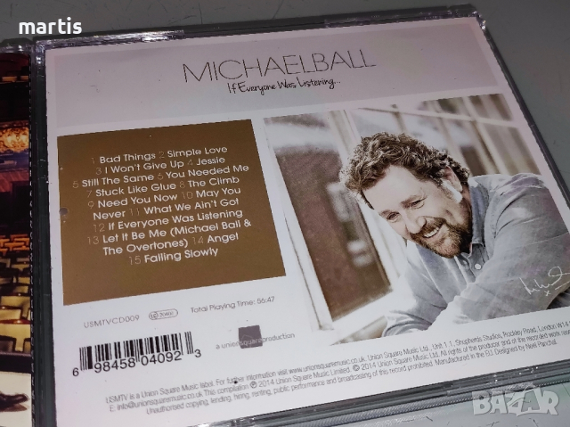 Колекция 2CD MICHAEL BALL , снимка 3 - CD дискове - 44734765