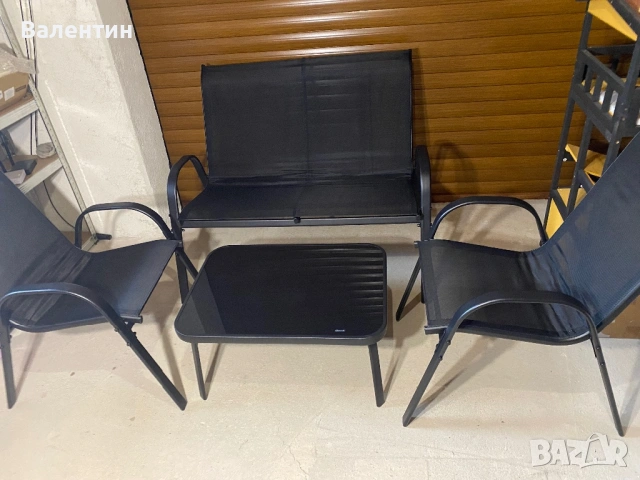 Градински комплект от 4 части, снимка 2 - Градински мебели, декорация  - 53996741