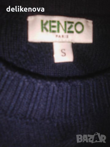 KENZO. Original. Size S Прекрасен зимен пуловер, снимка 8 - Блузи с дълъг ръкав и пуловери - 30772672
