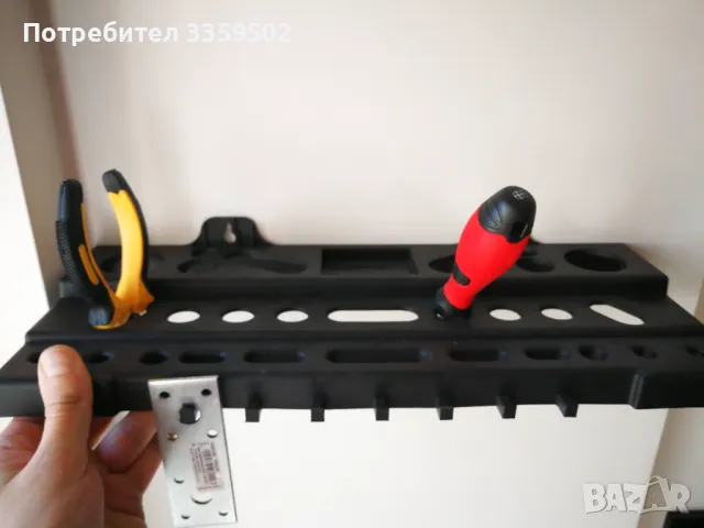 Стенен рафт за инструменти, органайзер, снимка 2 - Други инструменти - 47733674