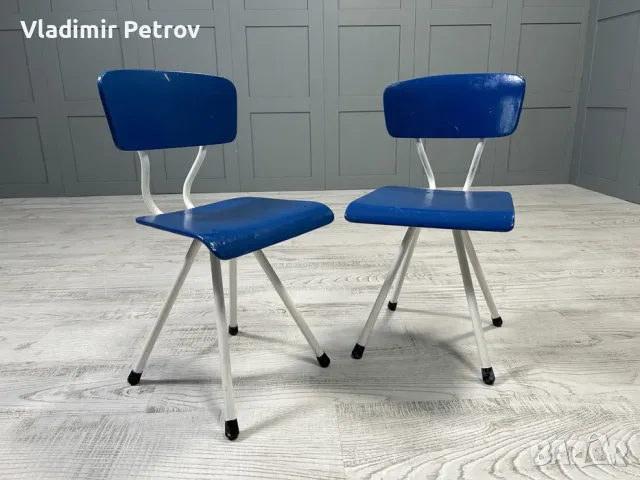Винтидж детски столчета Н066, снимка 11 - Столове - 56019268