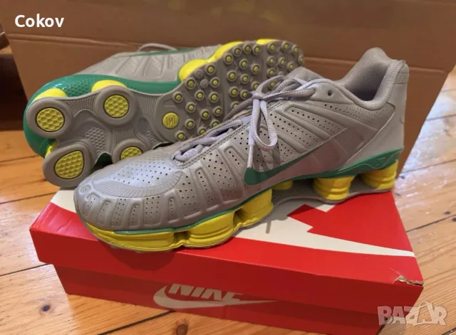 Nike Shox TLX Silver/Lime Limited, снимка 2 - Маратонки - 56519885