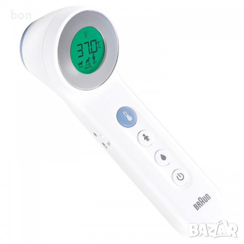 Безконтактен термометър за чело Braun BNT400, снимка 3 - Други - 39997473