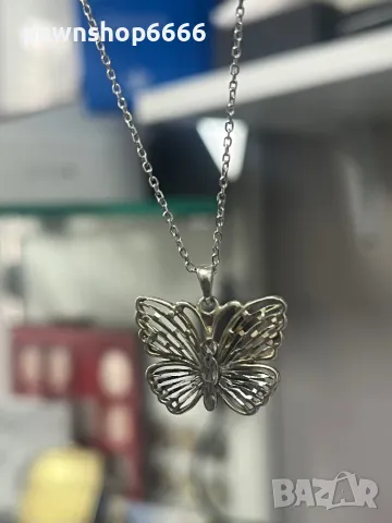 Сребърно колие 925, снимка 4 - Колиета, медальони, синджири - 49914798