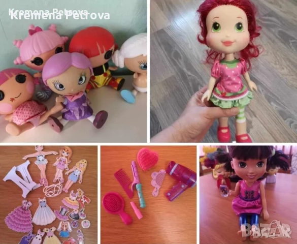 лотове за прическа за кукли, cry baby, бебета и други, доставка 3.40лв с Български пощи 